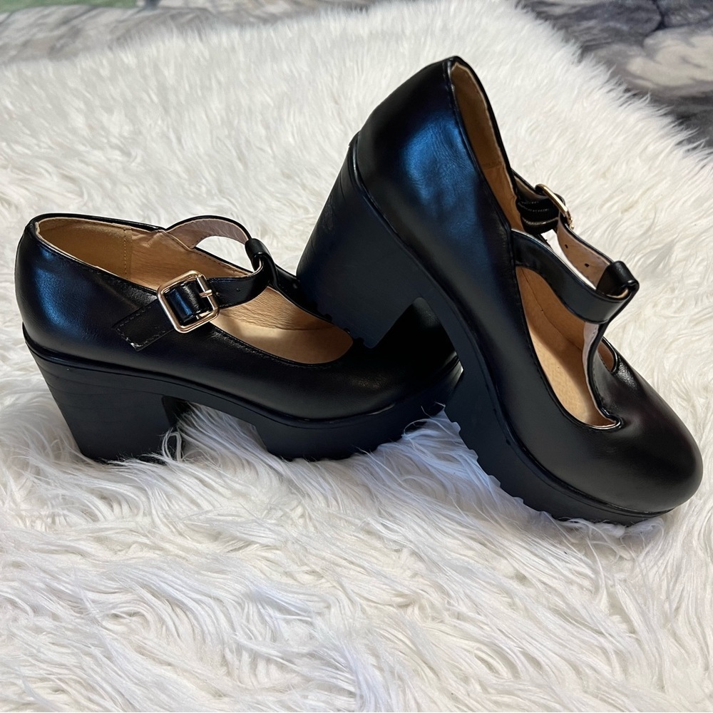 Black chunky shoes - Picture 5 of 6